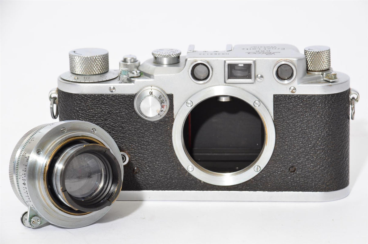 Used Leica 111c D.R.P. Ernst Leitz Wetzlar With Summitar f=5cm 1:2 Lens TESTED