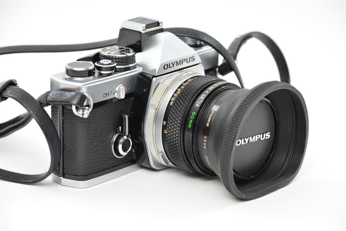 Used Olympus OM-2 Film Camera with 50mm Lens