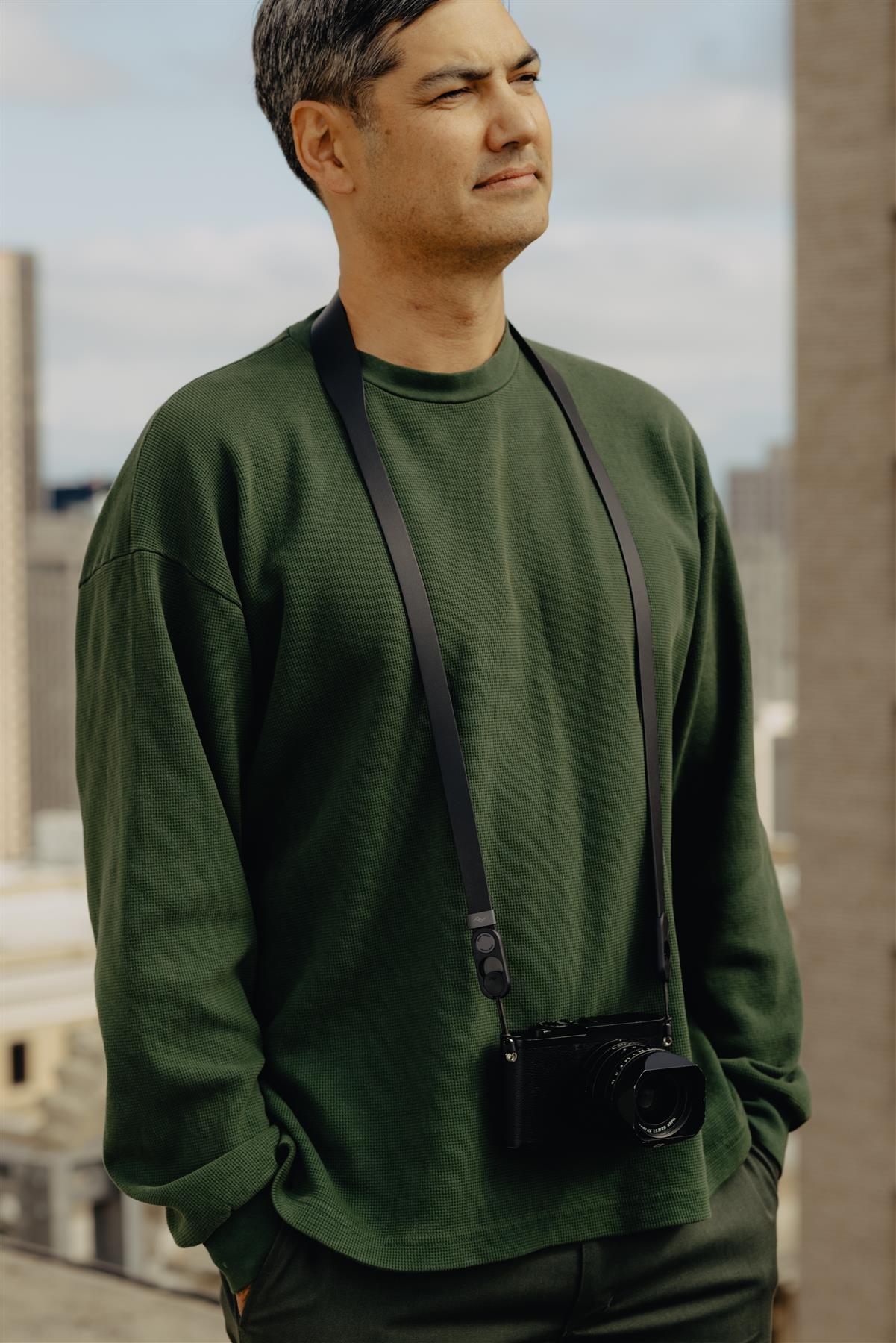 Peak Design Form Leather Camera Strap Long - Black