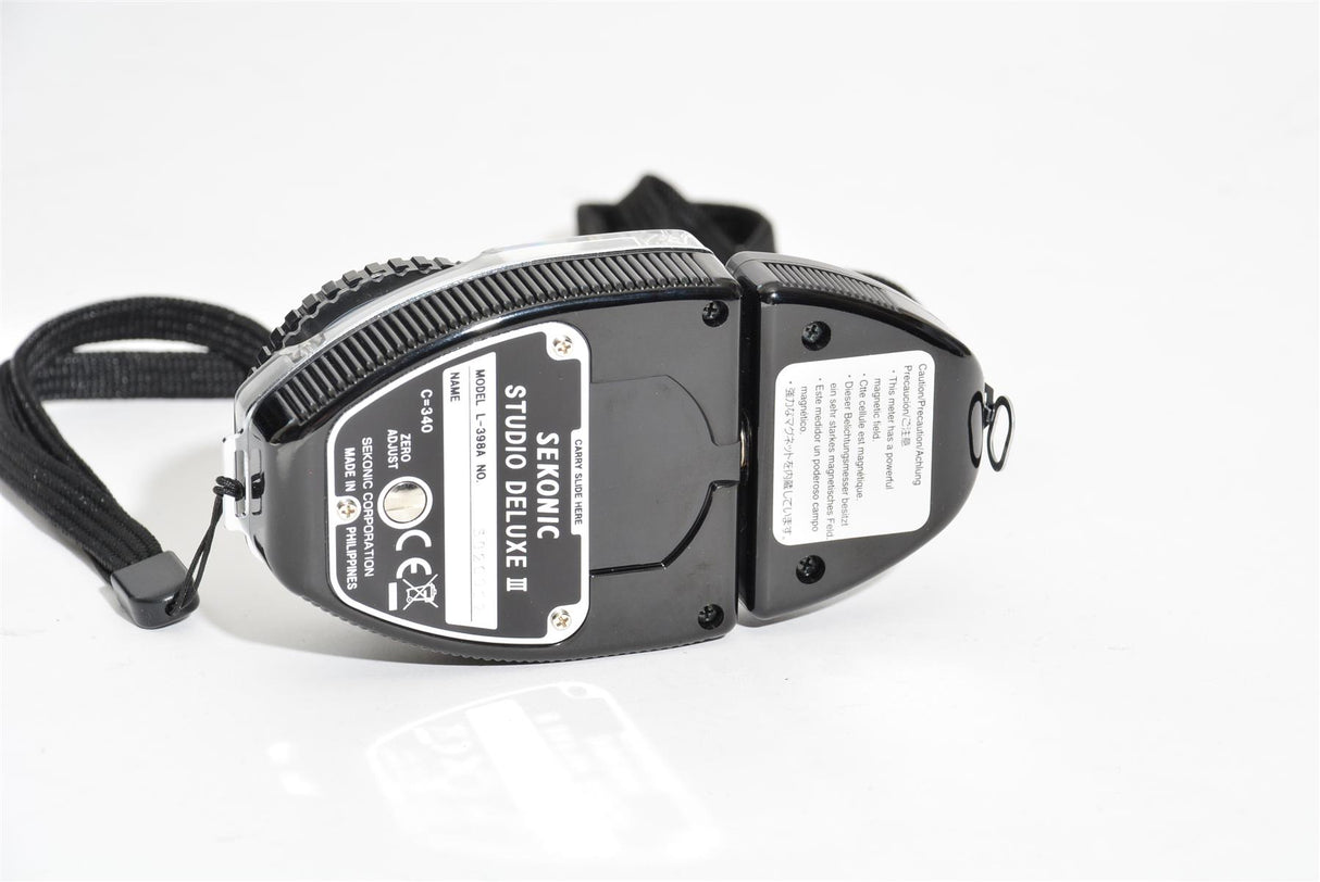 Used Sekonic L-398A Studio Deluxe III Light Meter