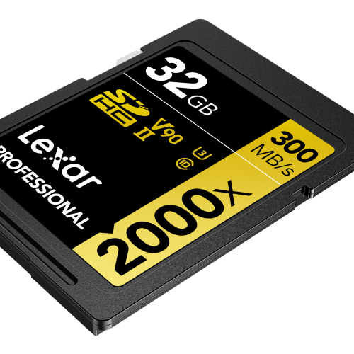 Lexar SDXC UHS-II - Pro Gold Series - V90 2000x 300MB/s - 32GB