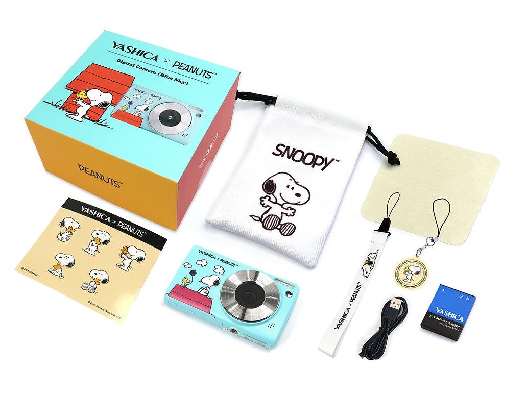 Yashica X Peanuts Sky Blue Digital Camera