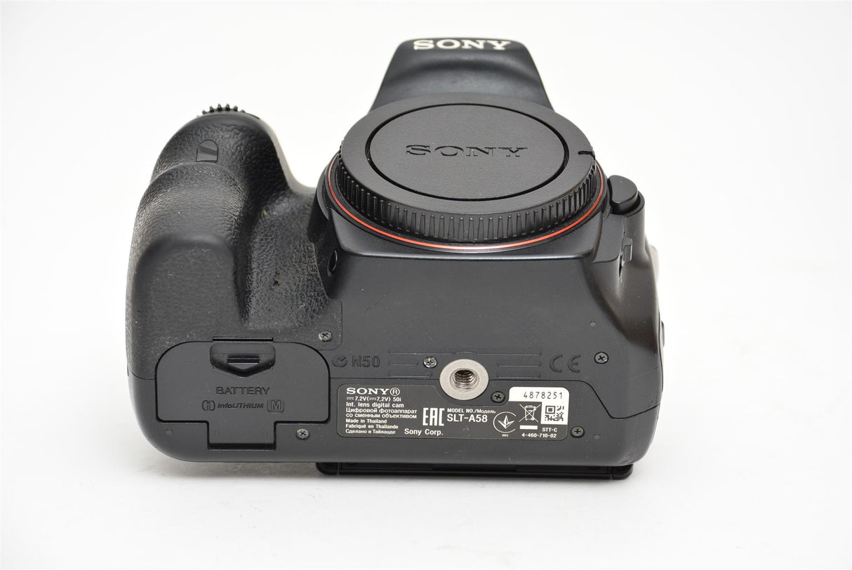 Used Sony A58 with 18-55mm and 75-300mm Macro Lenses