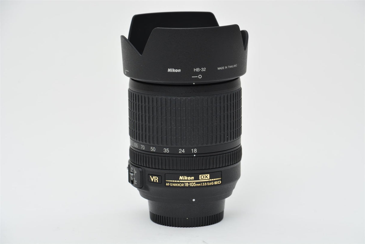 Used Nikon AF-S DX Nikkor 18-105mm f/3.5-5.6 G ED VR Lens
