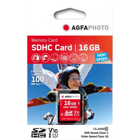 AgfaPhoto SDHC UHS-1 Class 10 V10 - 16GB