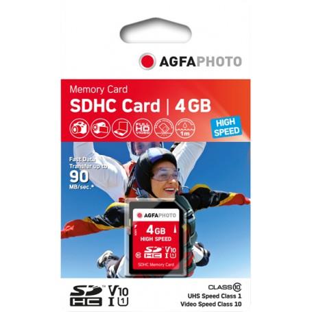 AgfaPhoto SDHC UHS-1 Class 10 V10 - 4GB