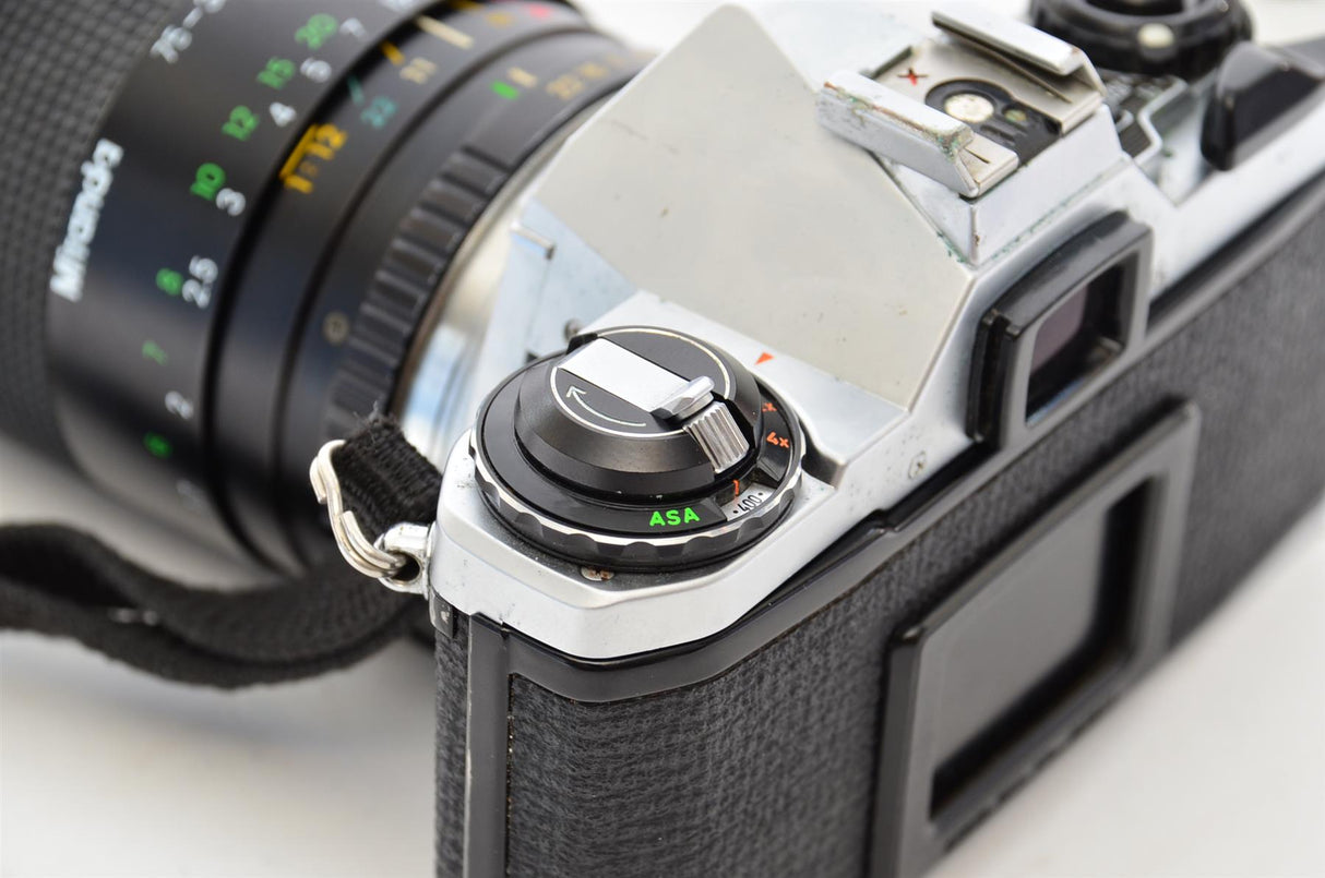 Used Pentax ME Super with Miranda 75-300mm f/4.5-5.6 lens