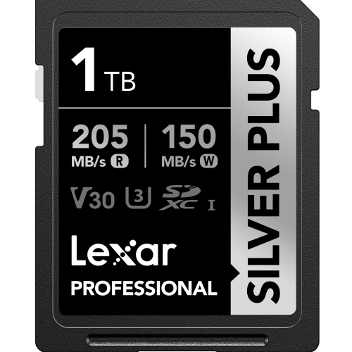 Lexar SDXC UHS-1 - Silver Plus Series - V30 R205/W150MB/s - 1TB