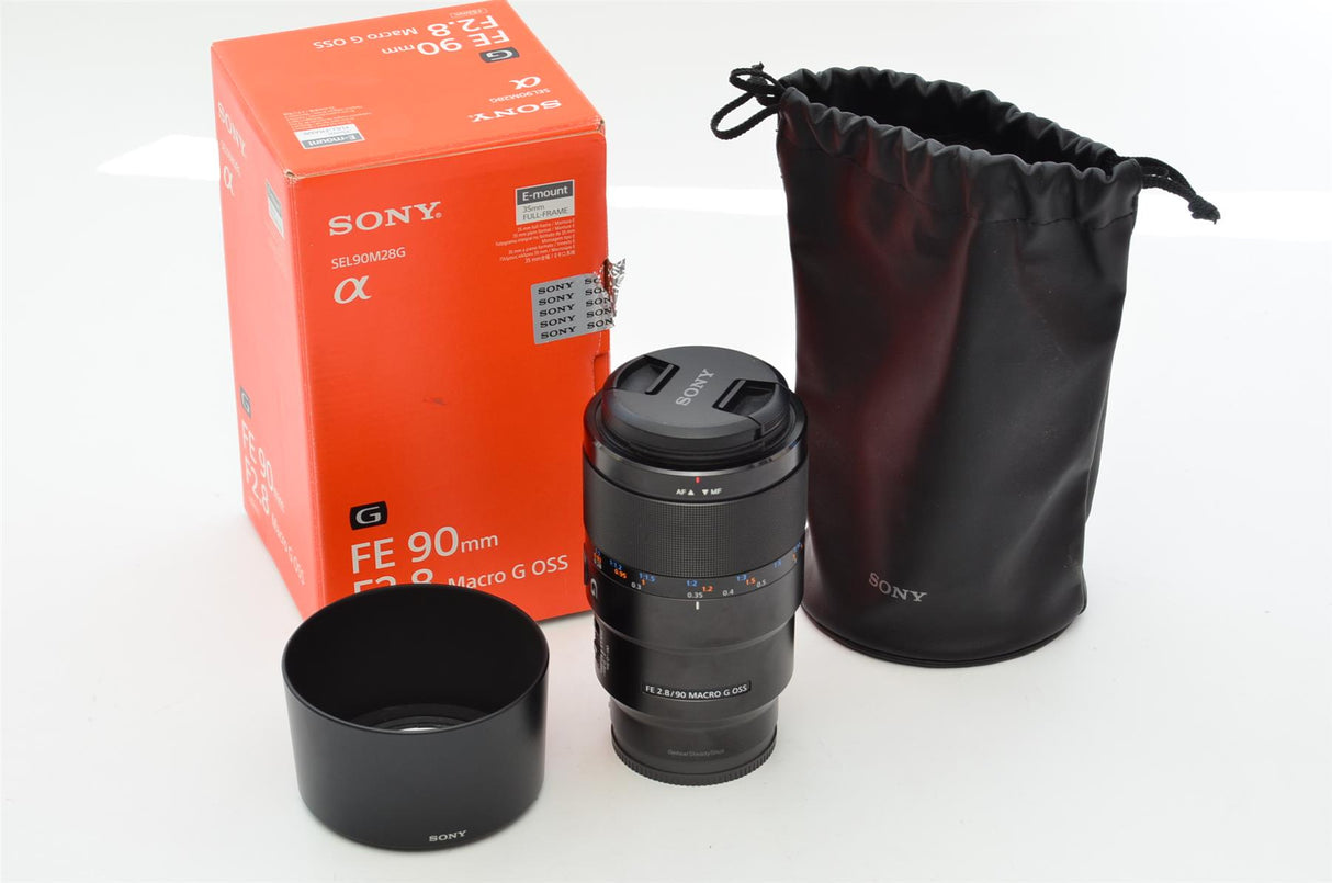 Used Sony FE 90mm f/2.8 Macro G OSS