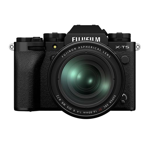 Fujifilm X-T5 Digital Camera with XF 16-80mm R OIS WR Lens - Black