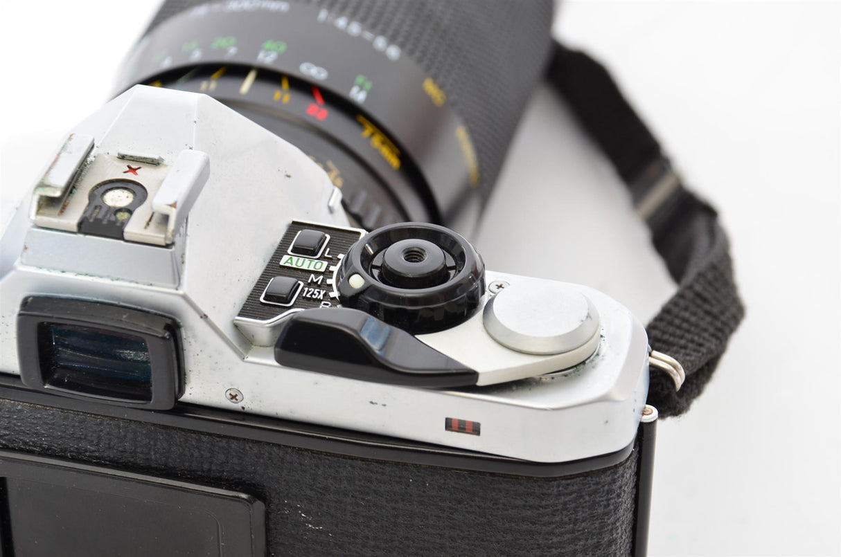 Used Pentax ME Super with Miranda 75-300mm f/4.5-5.6 lens