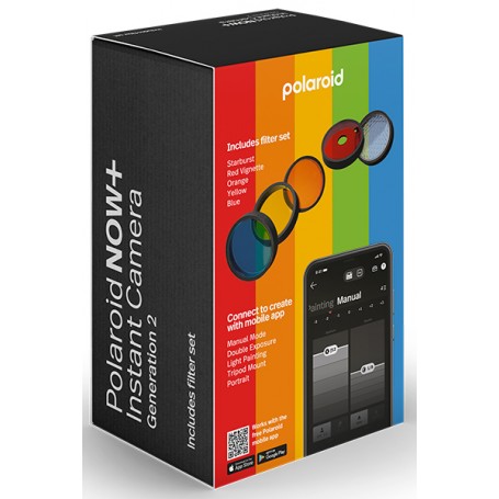 POLAROID NOW PLUS GEN II BLACK BUNDLE KIT