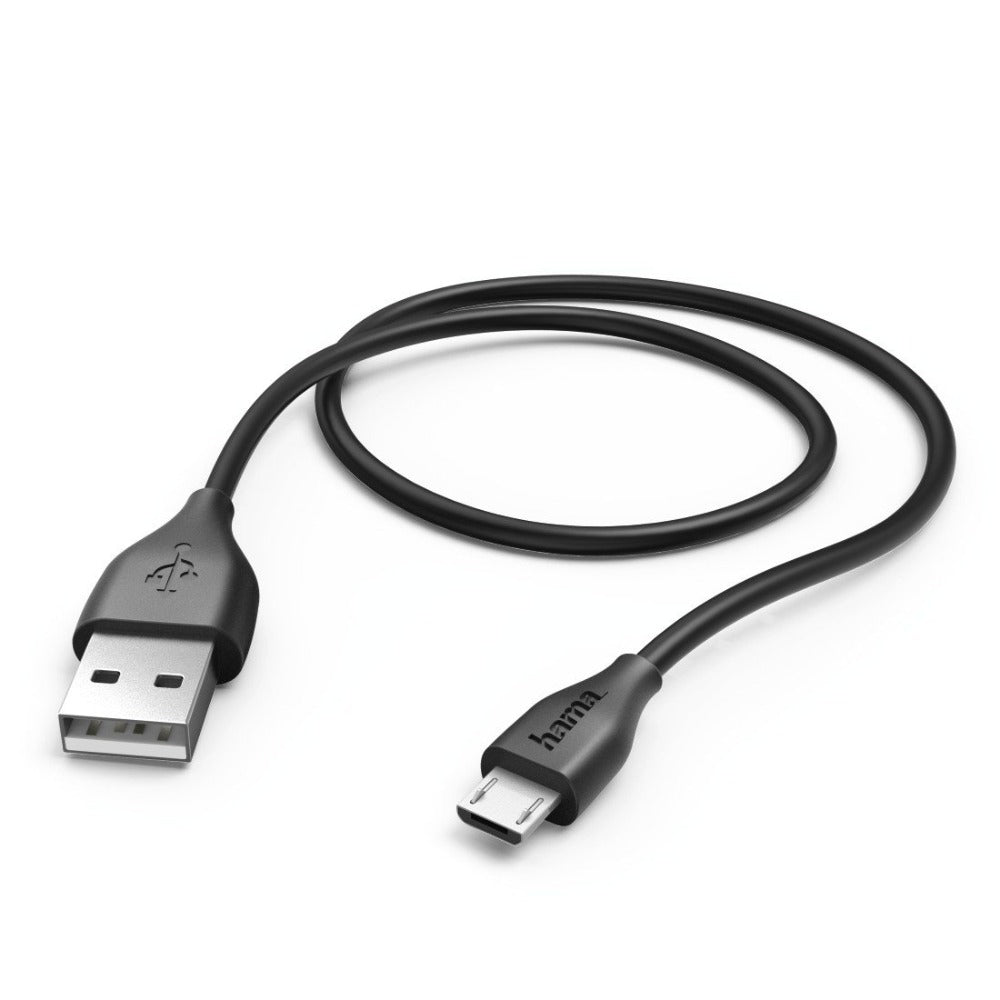 Hama USB Cable Micro-USB, 1.5 m, black