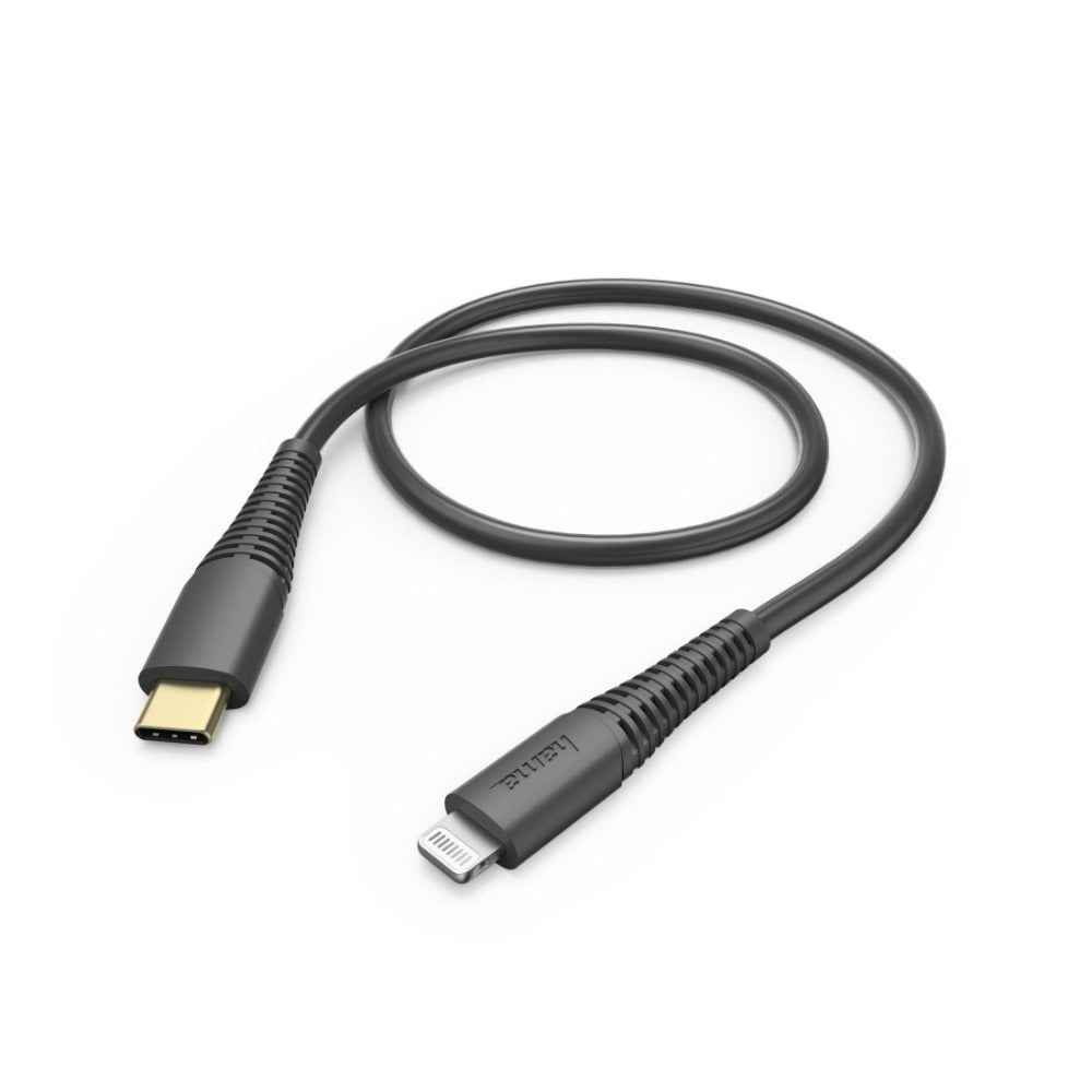 Hama Fast Charging/Data Cable, USB-C - Lightning, 1.5 m, black