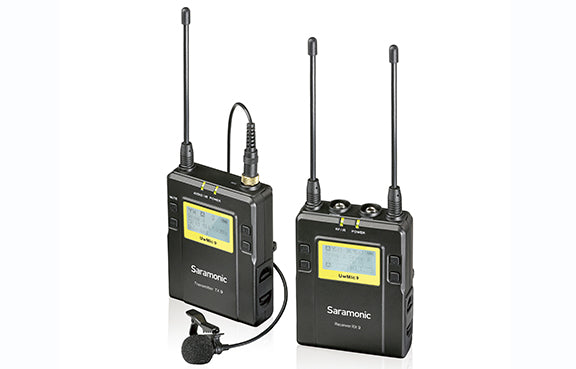 Saramonic UwMic9 RX9+TX9 UHF Wireless Lavalier Microphone System