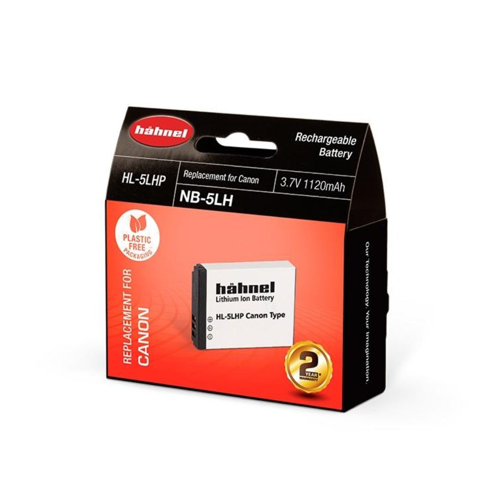 Hahnel HL-5LHP 3.7v 1120mAh - Canon NB-5L Replacement Battery