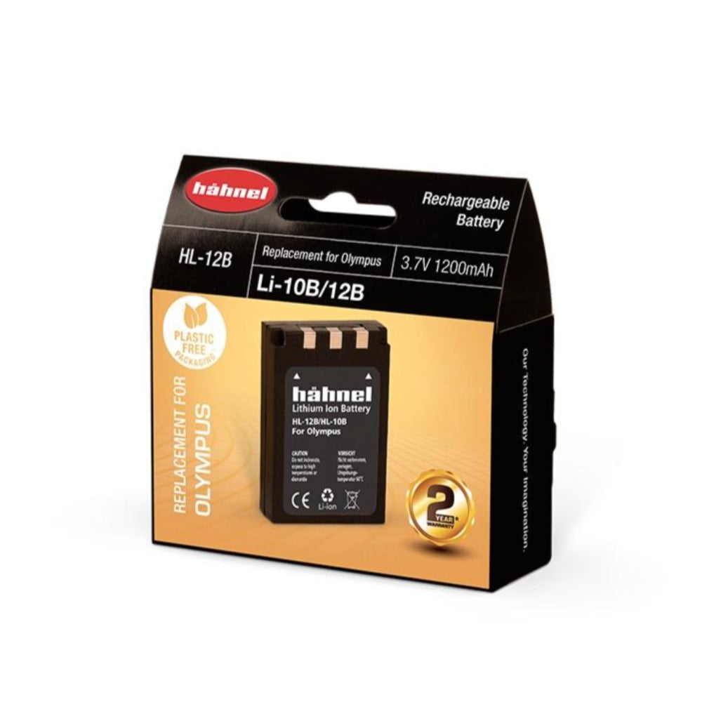 Hahnel HL-10B 3.7v 1200mAh - Olympus LI-10B Replacement Battery