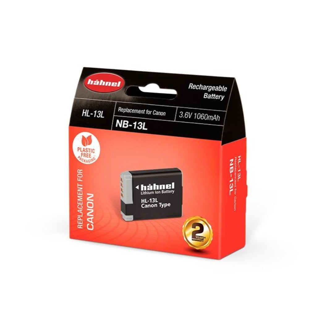Hahnel HL-13L 3.6v 1060mAh - Canon NB-13L Replacement Battery