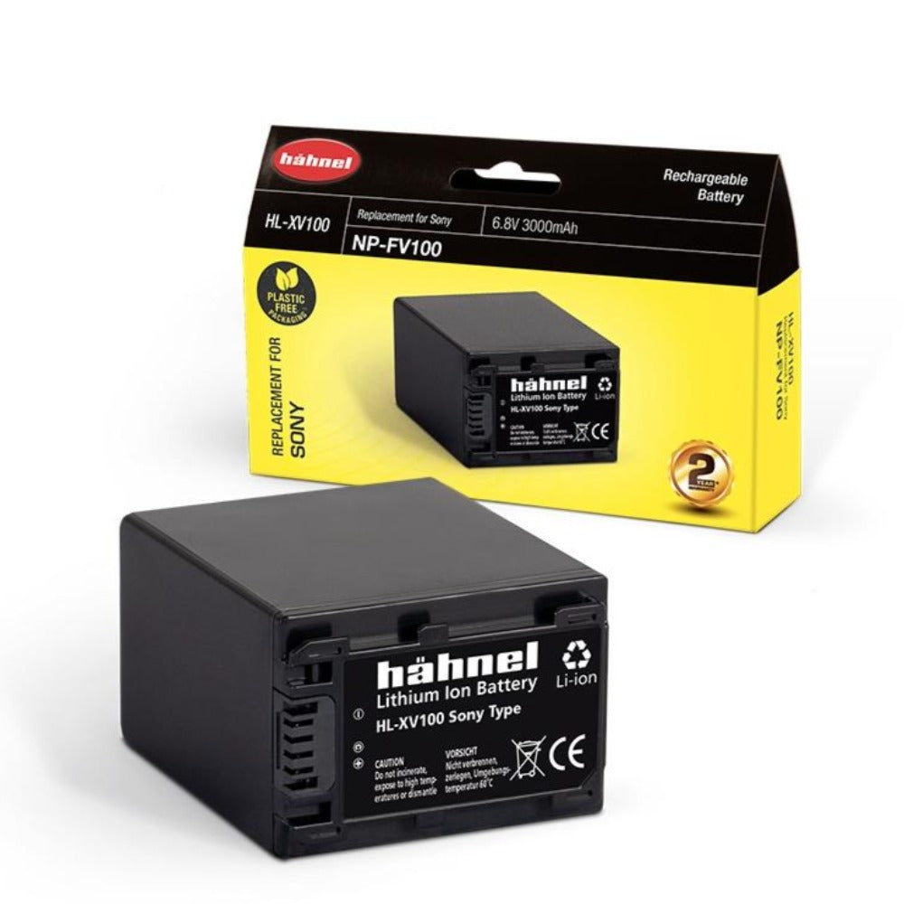 Hahnel HL-XV100 6.8v 3500mAh - Sony NP-FV100 Replacement Battery