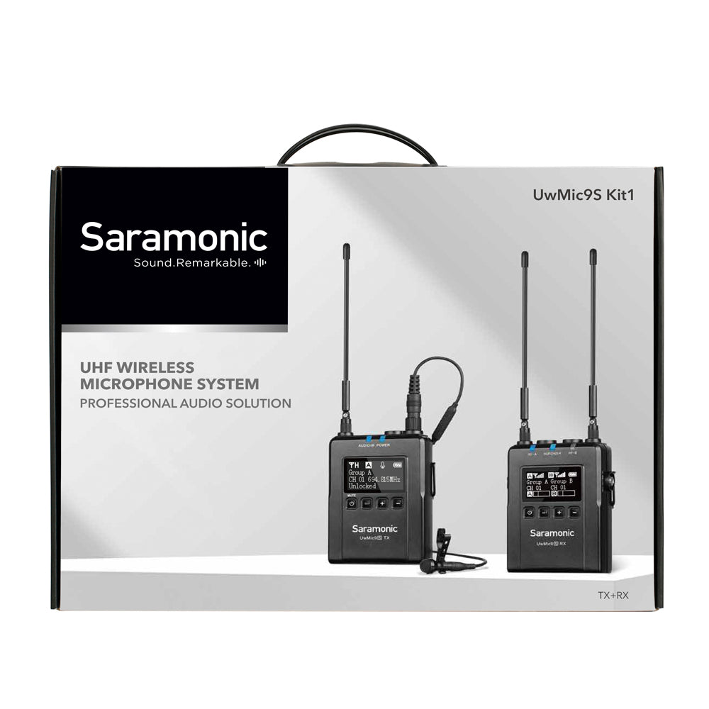 Saramonic Advanced Wireless UHF Lavalier System X9s+RX9s - Kit 1