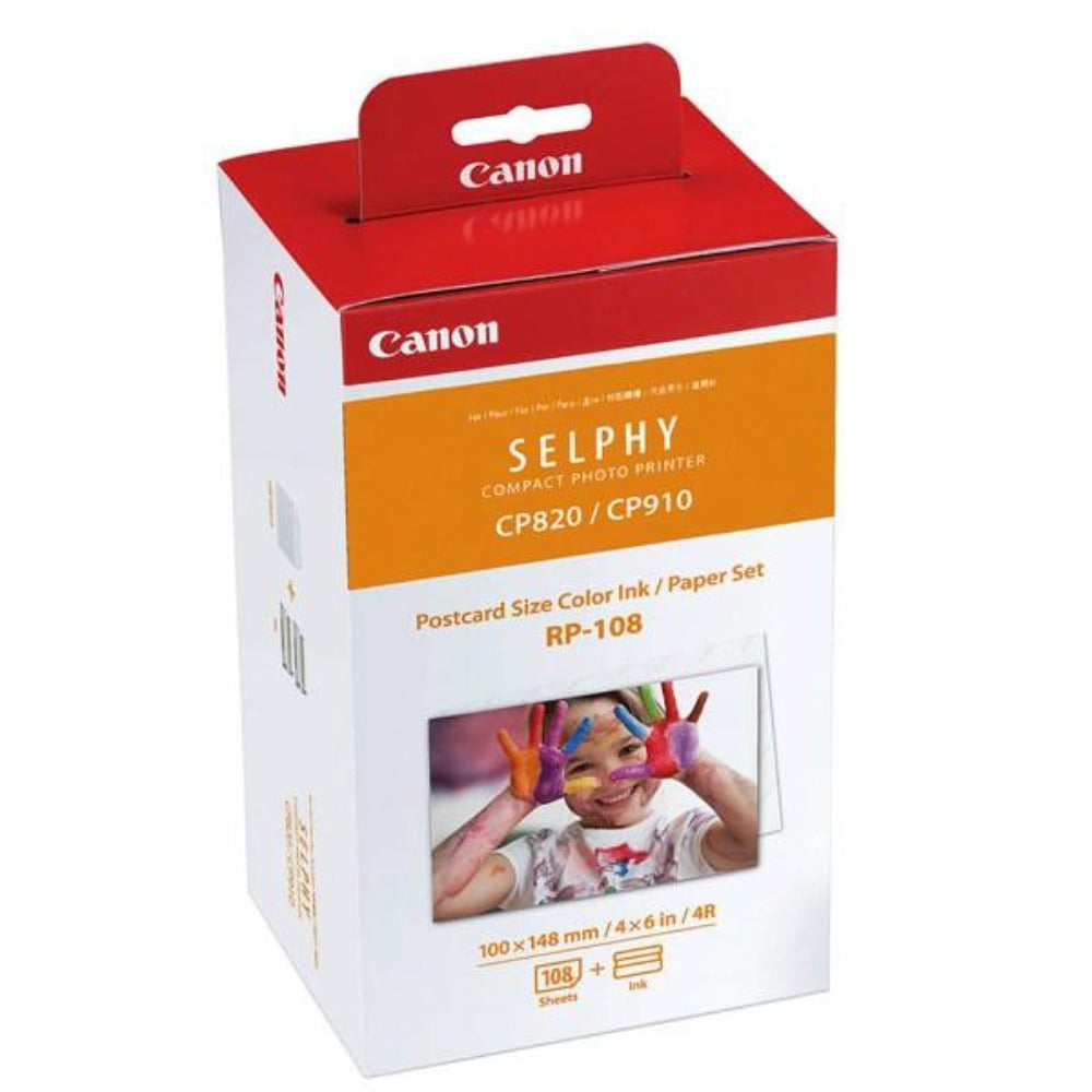 Canon RP-108 Ink and Paper Set Postcard Size - 108 Prints