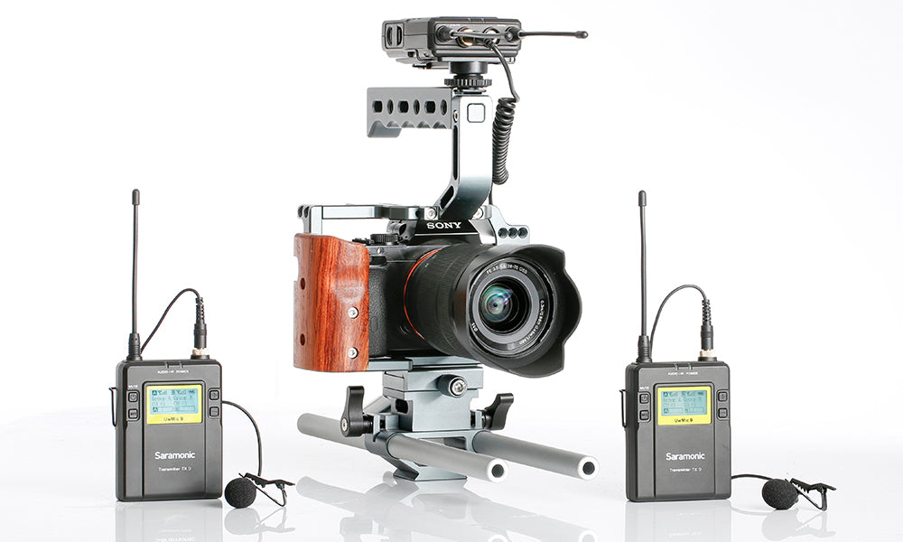 Saramonic UwMic9 (RX9+TX9+TX9) UHF Wireless Lavalier Microphone System