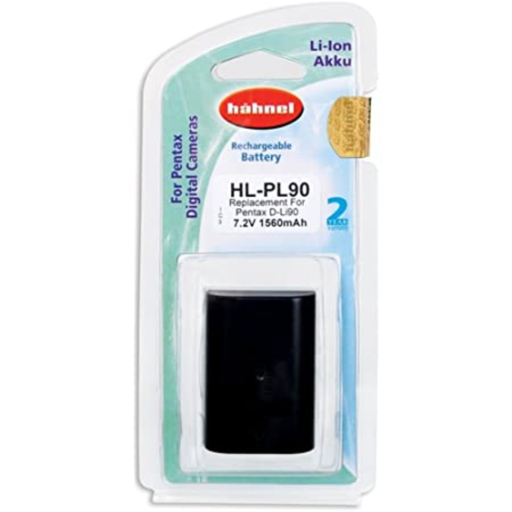 Hahnel HL-PL90 7.2V 1560mAh - Pentax D-Li90 Replacement Battery