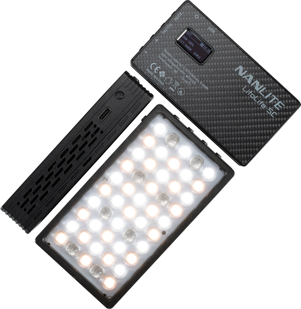 Nanlite LitoLite 5C RGBWWW LED Pocket Light