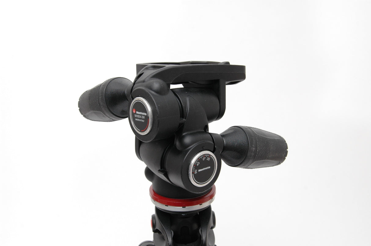 Used Manfrotto 290 Dual Aluminium 3-Section Tripod Kit with 804 3-Way Head