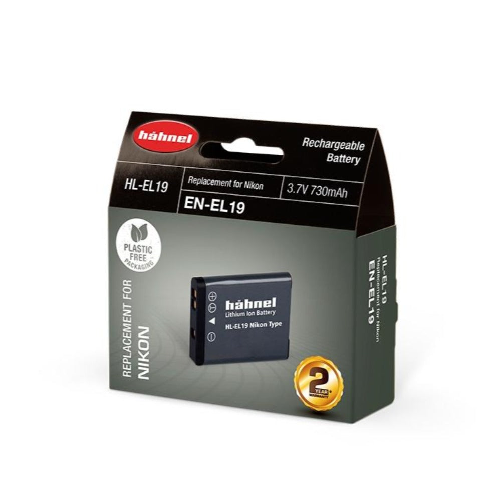 Hahnel HL-EL19 3.7v 700mAh - Nikon EN-EL19 Replacement Battery