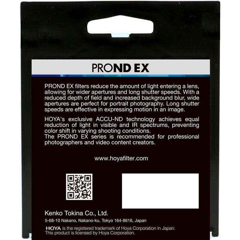 Hoya Pro ND EX 64 Filter (6 Stops) - 62mm