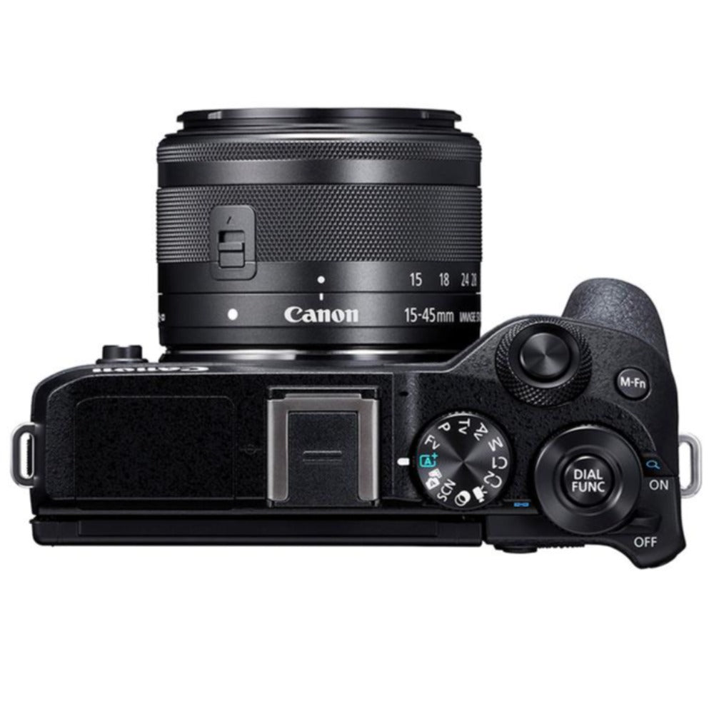 Canon EOS M6 II Digital Camera with 15-45mm IS STM Lens & EVF-DC2