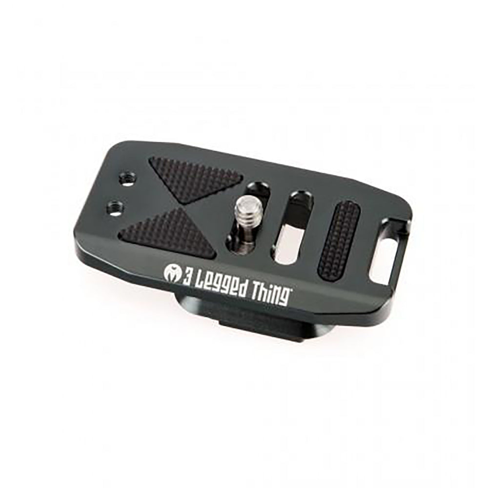 3 Legged Thing Base 70 PD Quick Release Plate - Metallic Grey