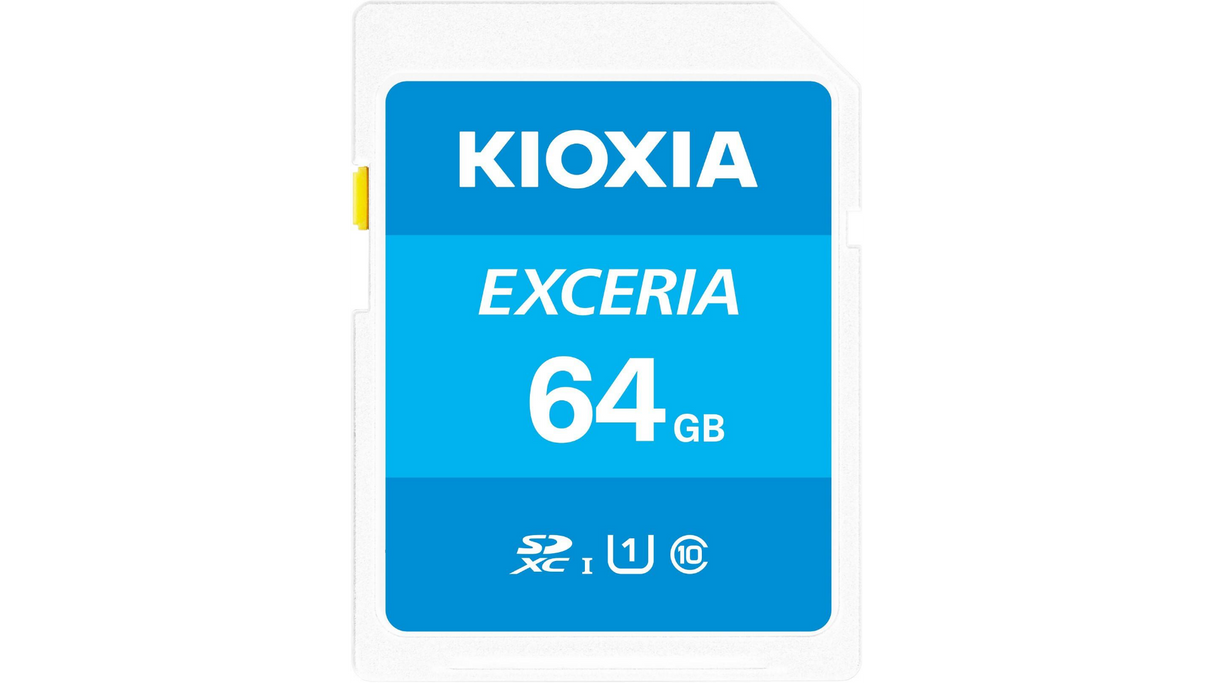 Kioxia Exceria 64GB SDHC U1 Memory Card 100MB/s
