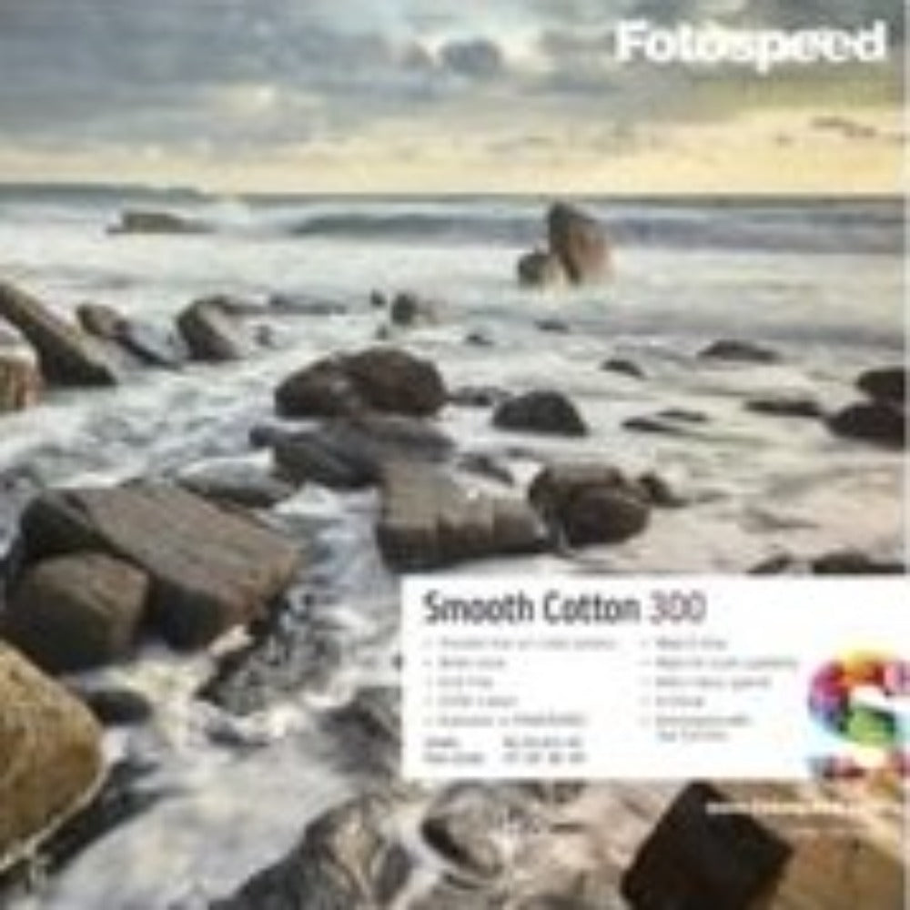 Fotospeed Smooth Cotton 300 Inkjet Paper - A3+ - 25 Sheets