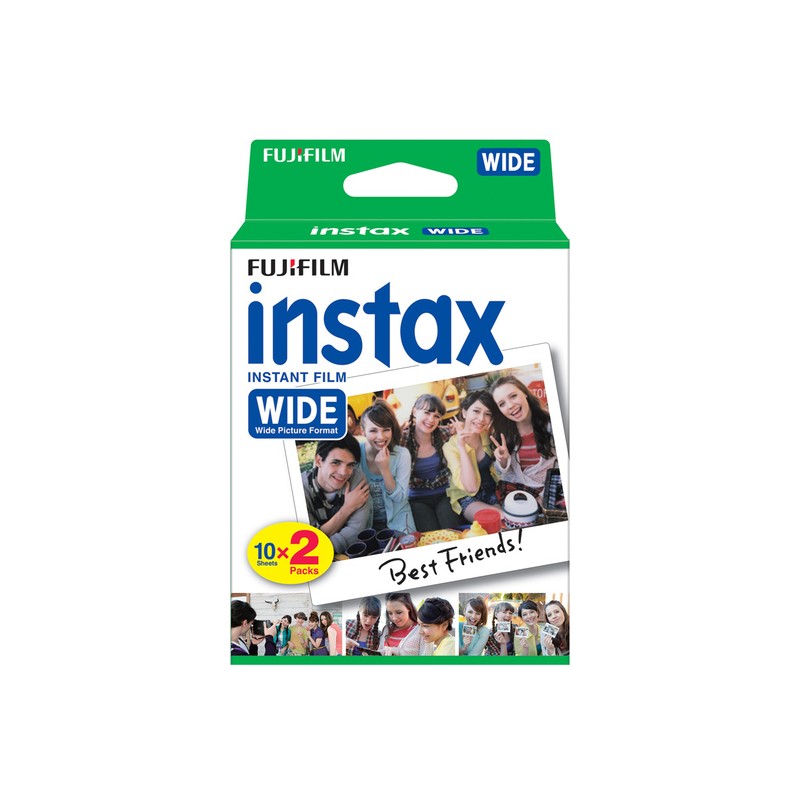 Fuji Instax Wide Film 100 Twin Pack 2x10 sheet
