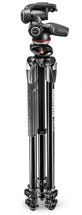 Manfrotto 290 Xtra 3 Section Aluminum Tripod with 3 Way Head