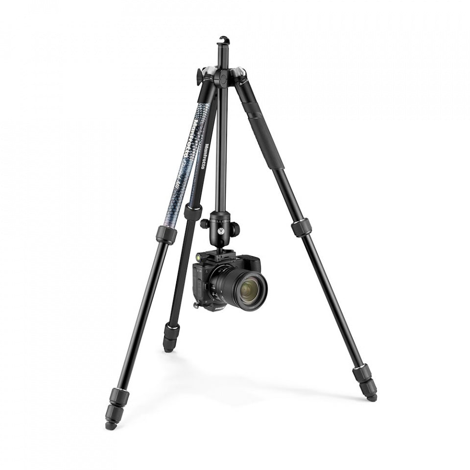 Manfrotto Element MII Black - 4 section Aluminium Tripod with Ball Head