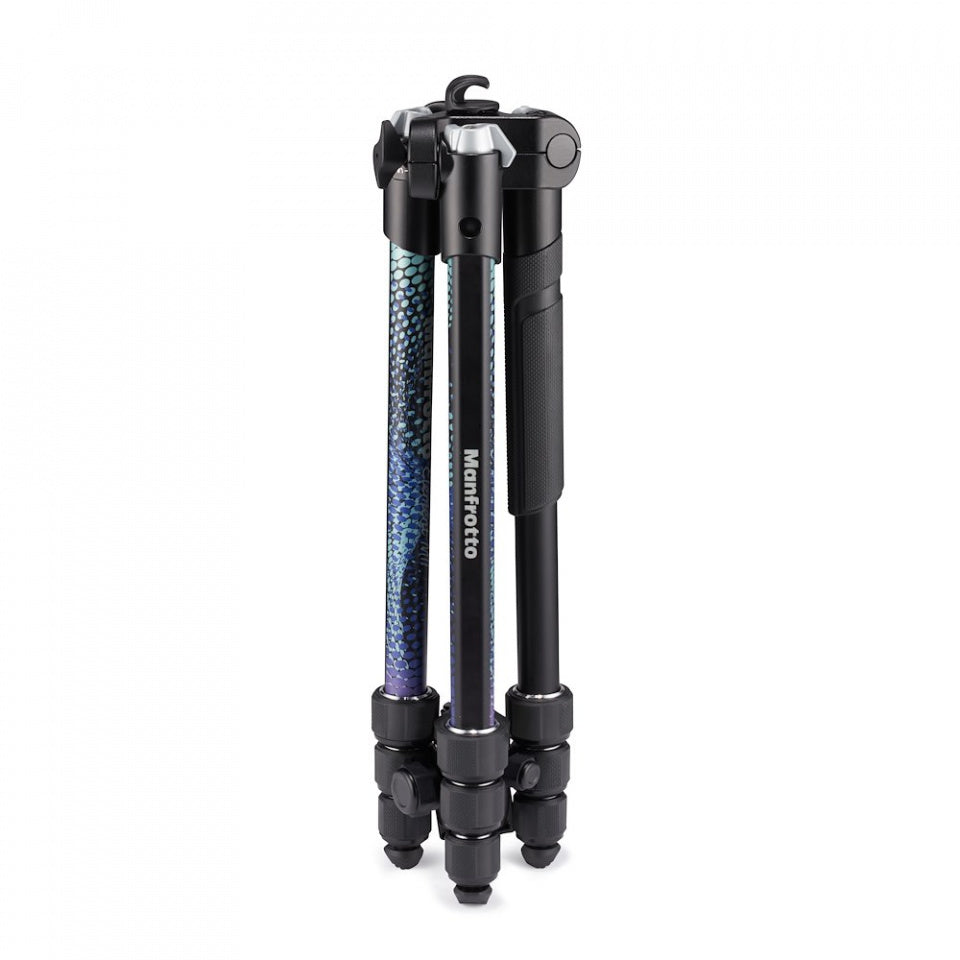 Manfrotto Element MII Blue - 4 section Aluminium Tripod with Ball Head