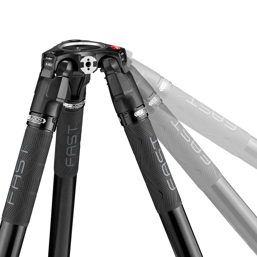 Manfrotto 504X Fluid Video Head with 635 Fast Single Carbon Leg