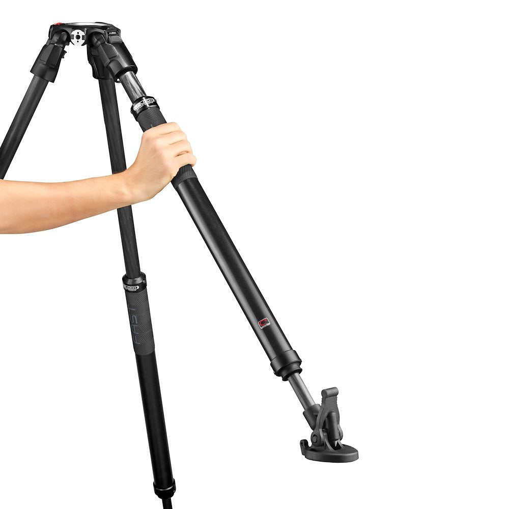 Manfrotto 504X Fluid Video Head with 635 Fast Single Carbon Leg