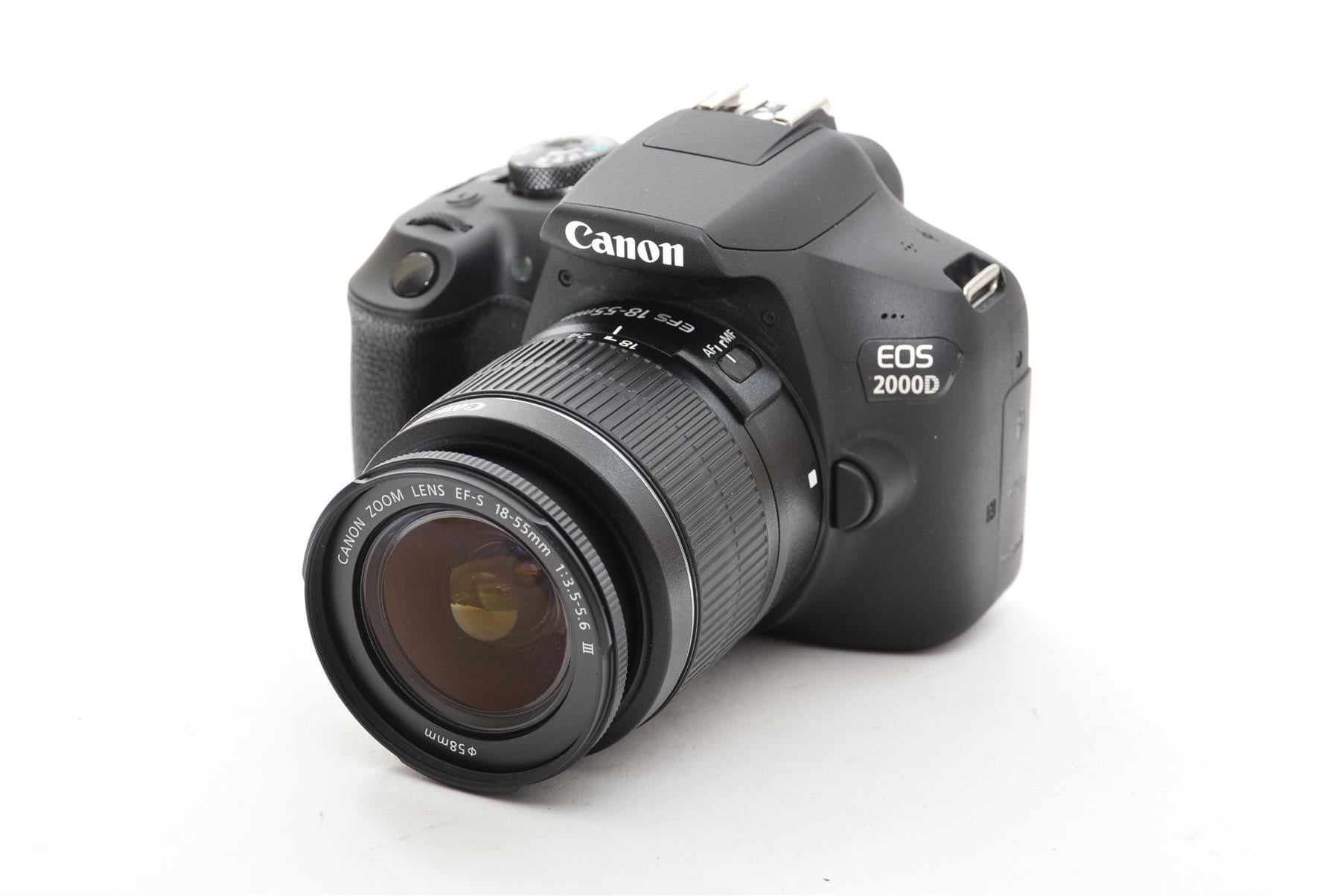 Used Canon EOS 2000D Body with EFS 18-55mm f/3.5-5.6 III Lens