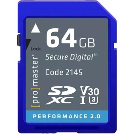 ProMaster Performance 64GB SDXC V30 2.0