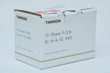 Used Tamron 17-70mm f/2.8 Di III - A VC RXD Fuji X Fit Lens