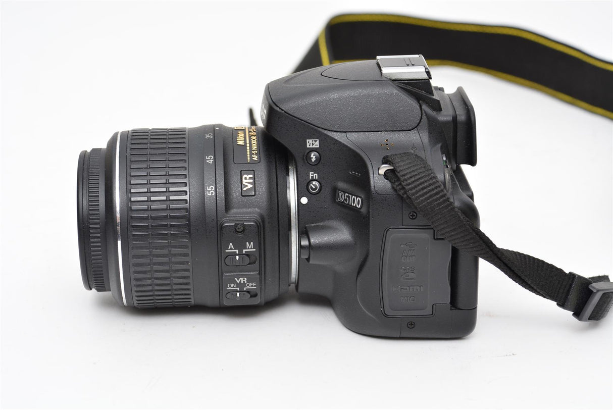Used Nikon D5100 Camera with AF-S 18-55mm f/3.5-5.6 G DX Lens