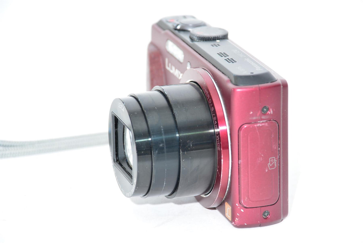 Used Panasonic Lumix DMC-TZ40 Compact Camera - Red