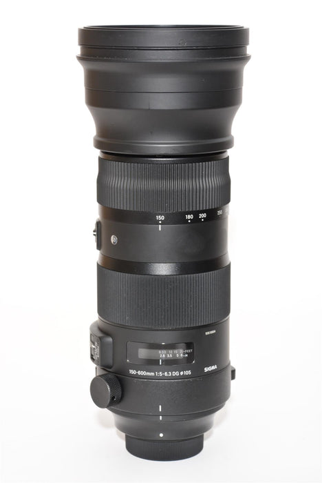 Used Sigma 150-600mm f/5-6.3 DG Sports Lens for Nikon