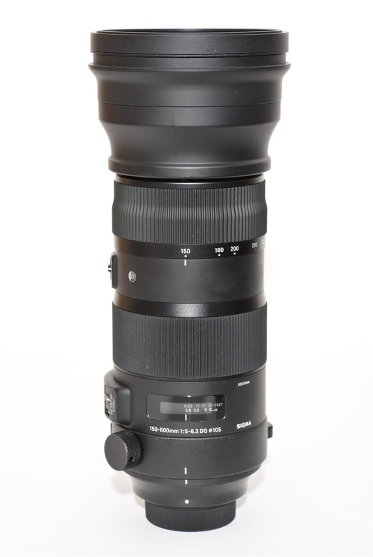 Used Sigma 150-600mm f/5-6.3 DG Sports Lens for Nikon