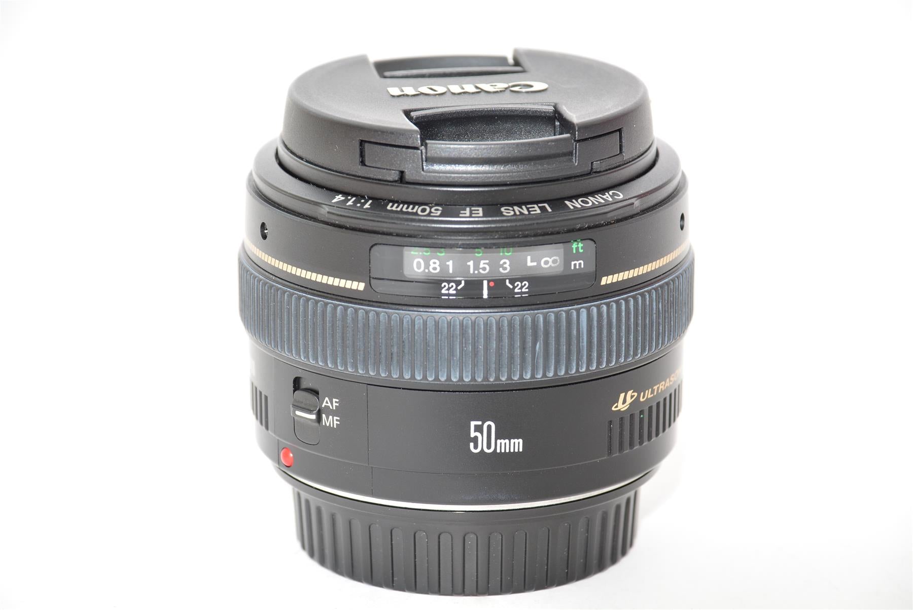 Used Canon EF 50mm f/1.4 Ultrasonic Lens