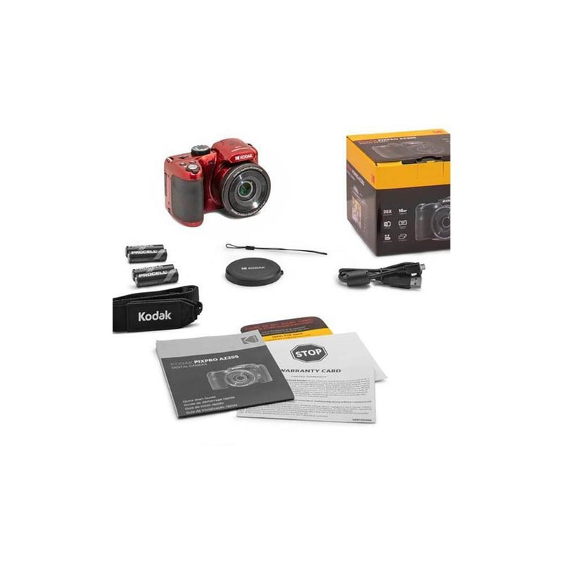 Kodak Pixpro AZ255 Digital Camera - Red